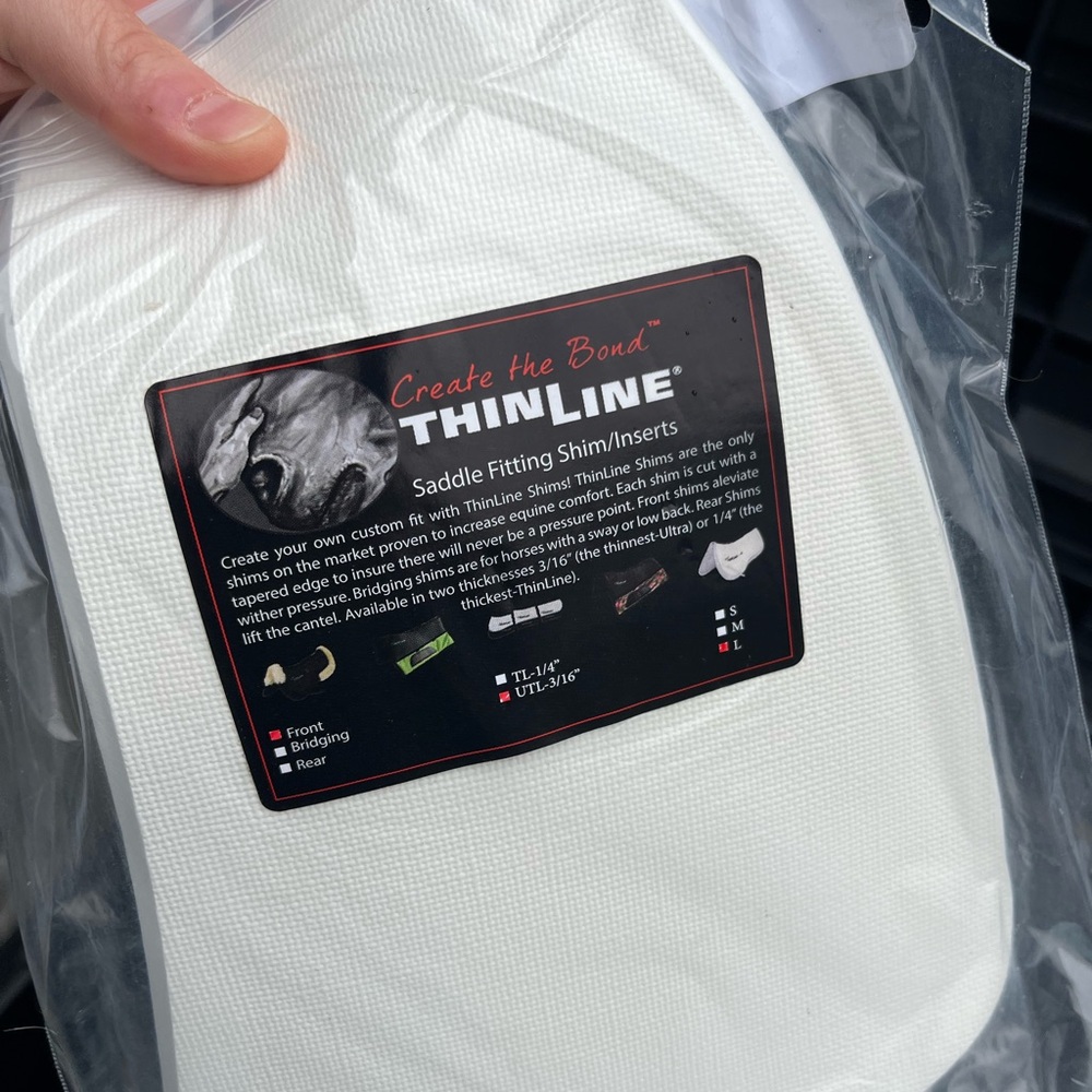 Thin line shims